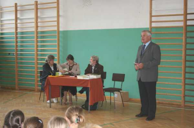 Spotkanie w Zespole Szkoy Podstawowej w Baskiej Wynej 